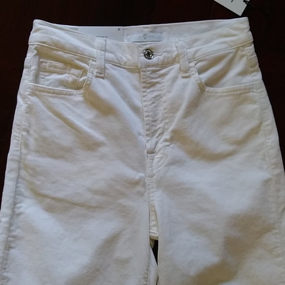 7 FOR ALL MANKIND CROPPED ALEXA JEAN/CORDS - Picture 6 of 8